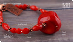 Load image into Gallery viewer, bhavaa Premium Gemstone Jewelry- Bracelet. Coy Radiance Collection, Mark-1 | Gemstones: Red Coral
